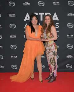 <b>Ruth Chiang</b> & <b>Anita Nittoly</b>, Stunt Ensemble Award Winner for <i>Law & Order Toronto: Criminal Intent</i>, “The Key to the Castle”