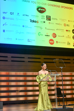 Sponsor Thank You by ACTRA Awards Committee Lead <b>Amy Matysio</b>