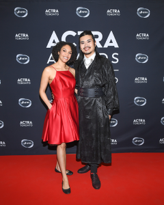<b>Tavia Pereira</b> & Outstanding Performance Voice Nominee <b>Julius Cho</b>